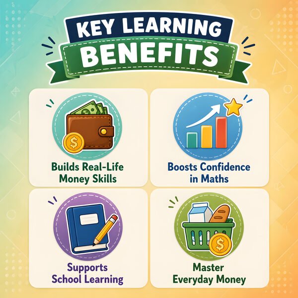 Key learning points for Everyday Money Maths worksheets