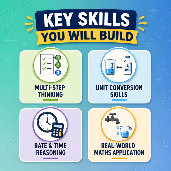 Key learning benefits for Leaks and Fills worksheets